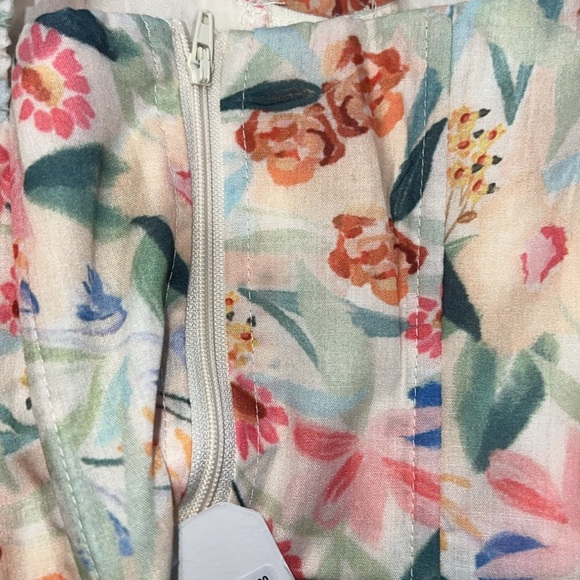 NWT Altard State Aisling Floral Corset Floral Lace-Up Women's Top - Picture 13 of 13